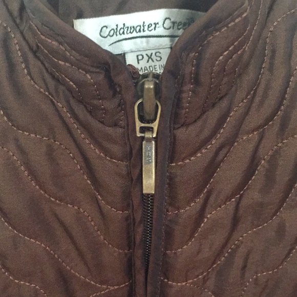 Brown Quilted Vest - Picture 3 of 9